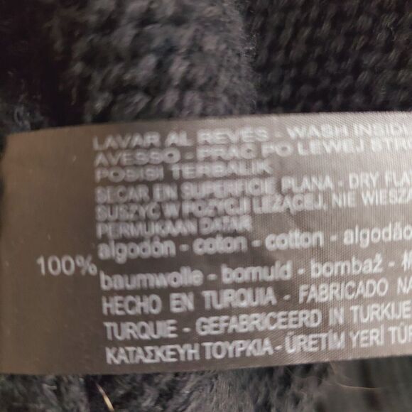 Zara Oversized Slouchy Longer Sweater Ballerina embroidered Ballet Abstract Sz M - Picture 11 of 11